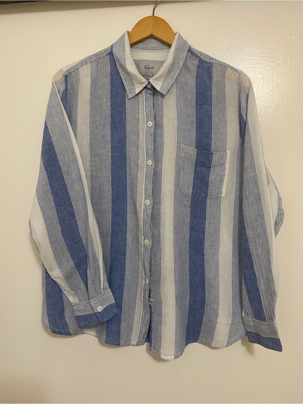 Rails Charli Shirt Linen Blend - Nevis Stripe - Picture 5 of 11